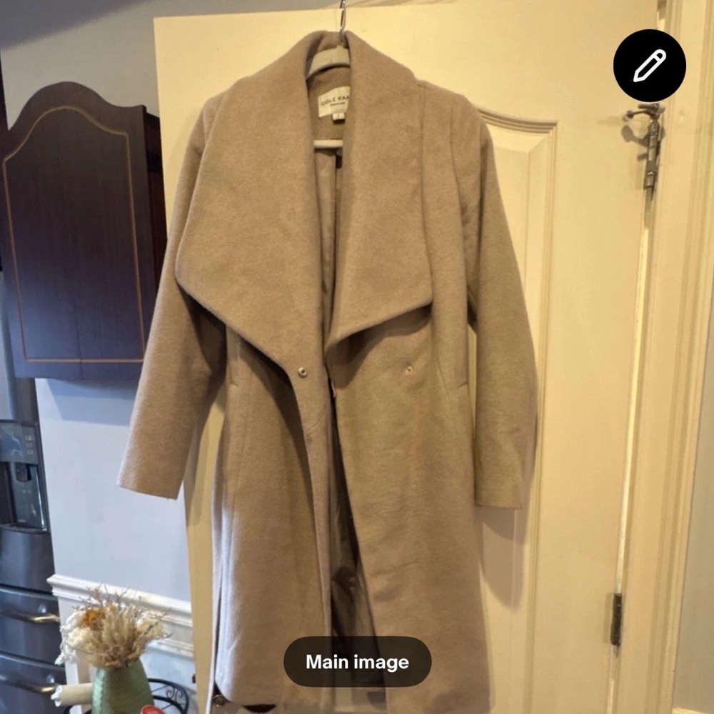 Cole Haan Women's Tan Trench Coat